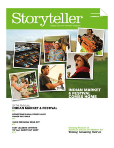 Cover of Storyteller Magazine Indian Market