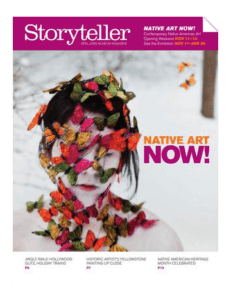 Cover of Storyteller Magazine Native Art Now