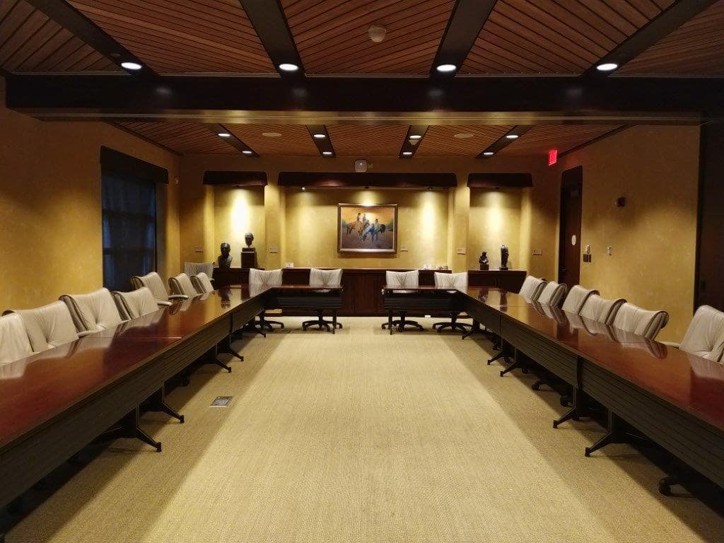 Eiteljorg conference room set up for meeting