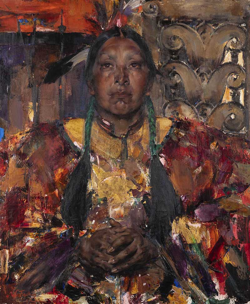 Nicolai Ivanovich Fechin (American, born in Russia, 1881 - 1955), Pietro, n.d., Oil on canvas, Gift: Courtesy of Harrison Eiteljorg