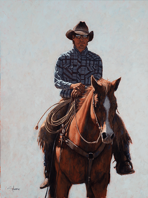 Nathan Solano, Portrait of a Cowboy, 2022