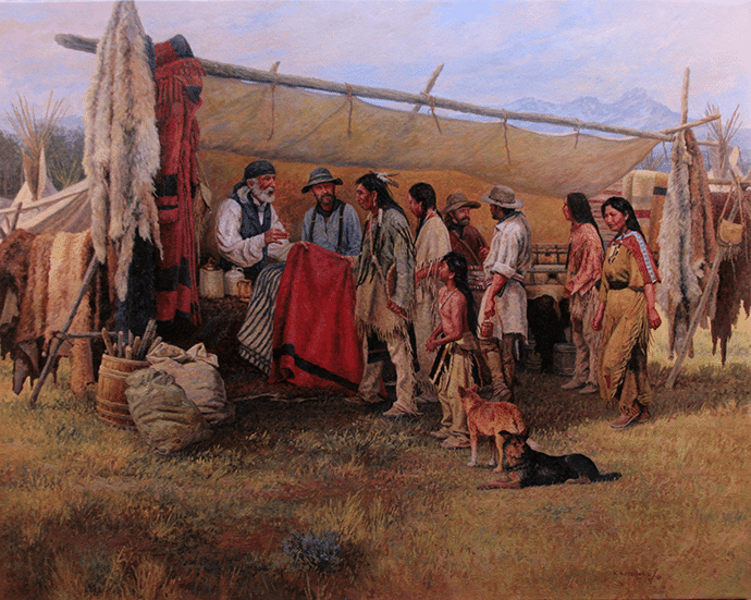 Trading at the Rocky Mountain Rendezvous