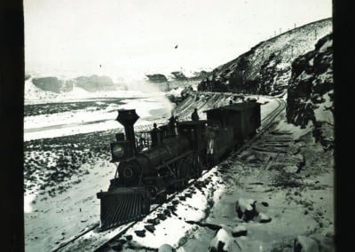 Andrew J. Russel Side cut Green R., Chesebro & Magee #184, c. 1869 Union Pacific Railroad Oakland Museum of California, H69.459.453