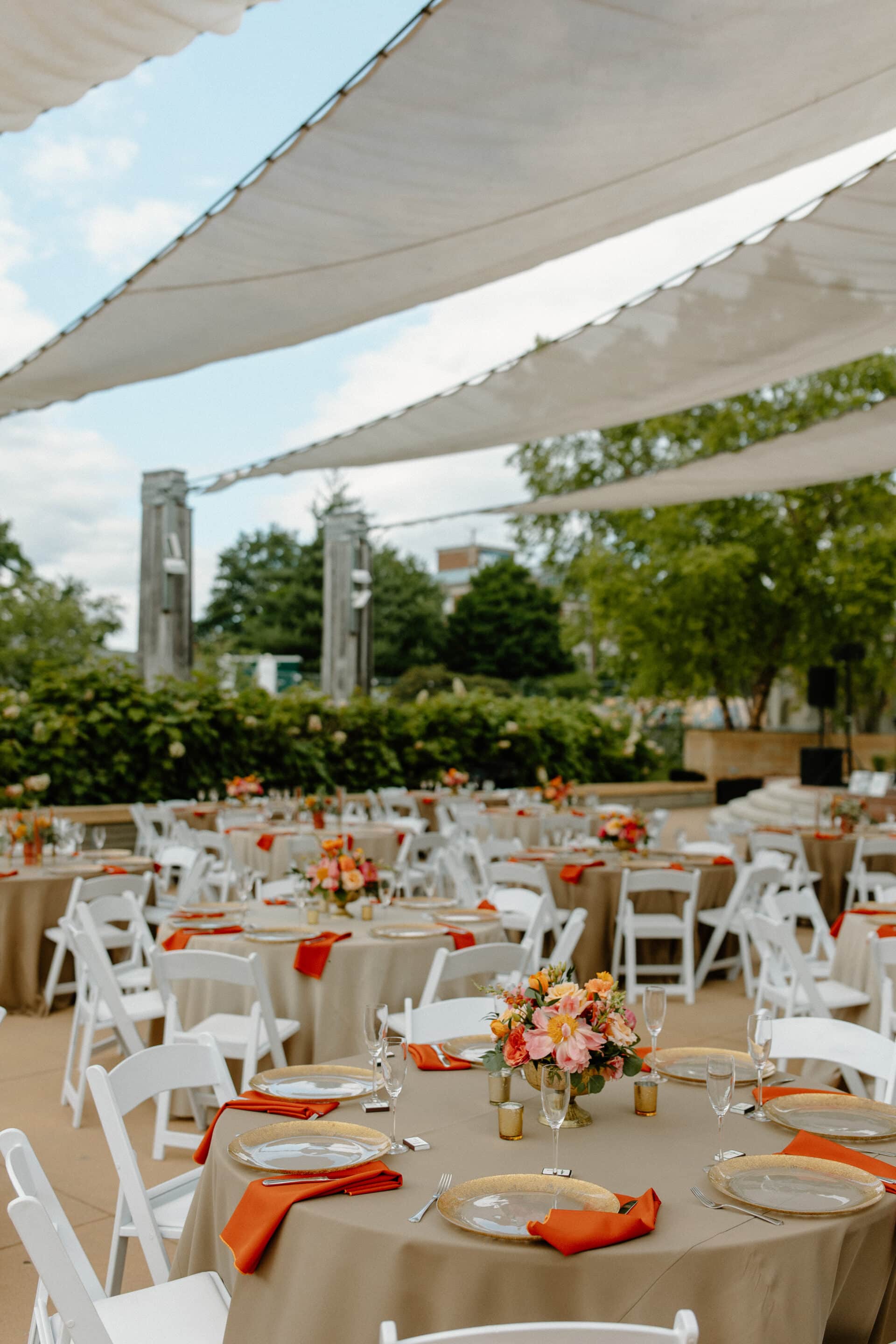Eiteljorg guests toasting with wine glasses